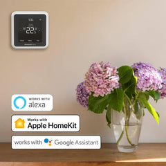Honeywell Home T5 app en smartphone demostrando control remoto y conveniencia