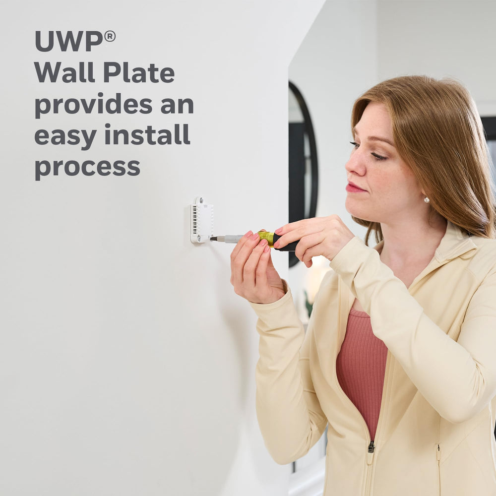 Honeywell Home X2P detalle de pantalla retroiluminada muestra fuente clara