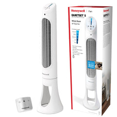 Honeywell HYF260 vista frontal mostrando diseño compacto y flujo de aire eficiente
