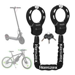 Honszex candado frontal mostrando cuerpo de aleación y funda protectora