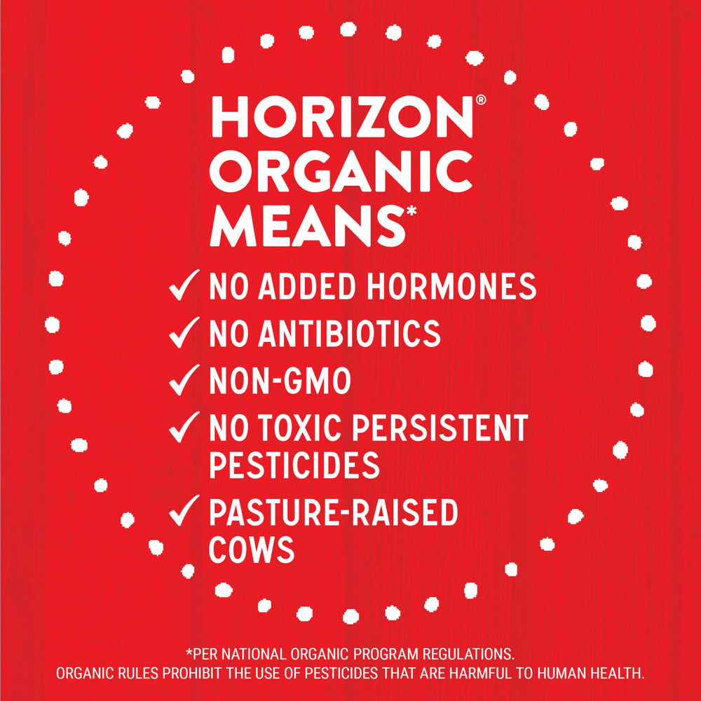 Horizon Organic comparación de tamaño junto a objetos comunes para referencia