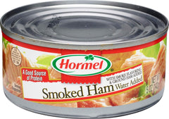 HORMEL lata frontal mostrando etiqueta visible y conveniencia