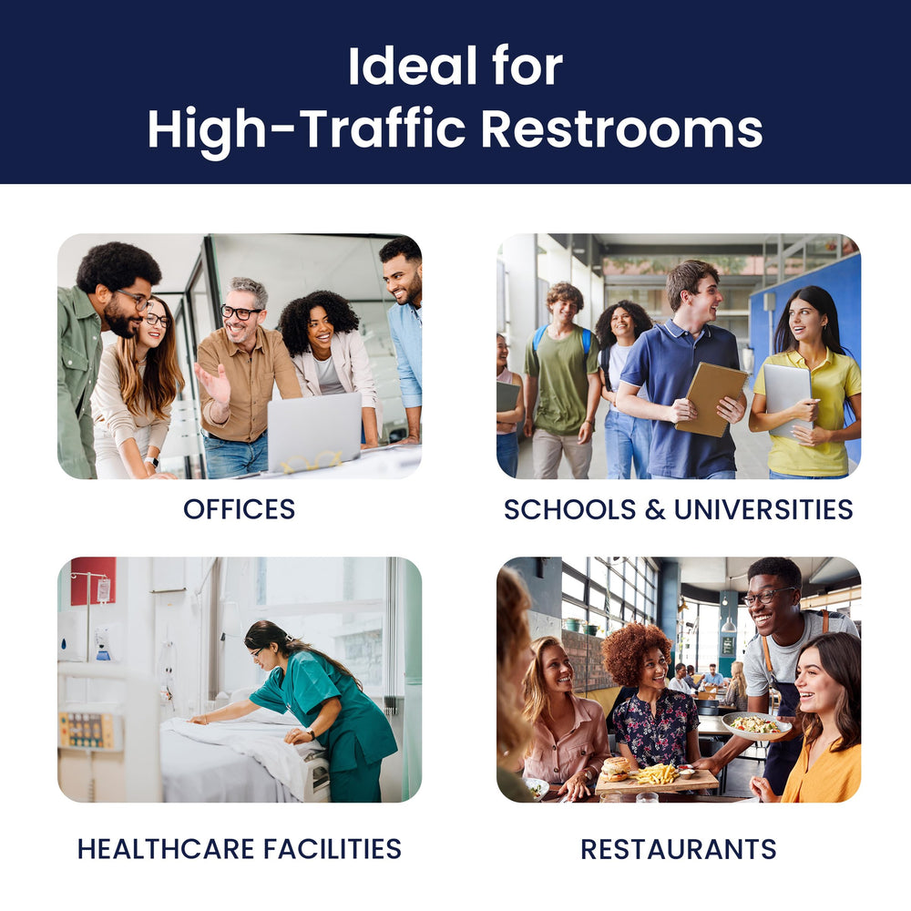 Hospeco imagen en baño público mostrando instalación y orden