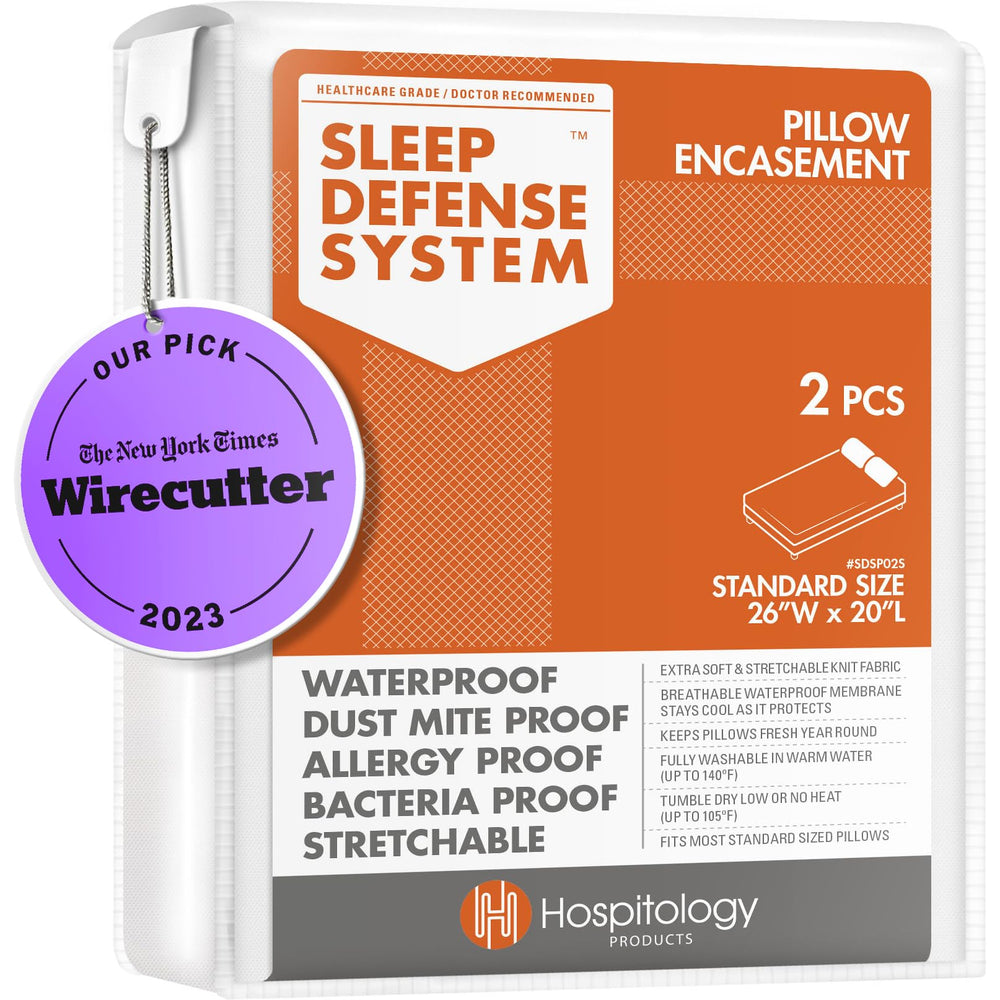 HOSPITOLOGY PRODUCTS funda frontal pack de 2 muestra protección impermeable