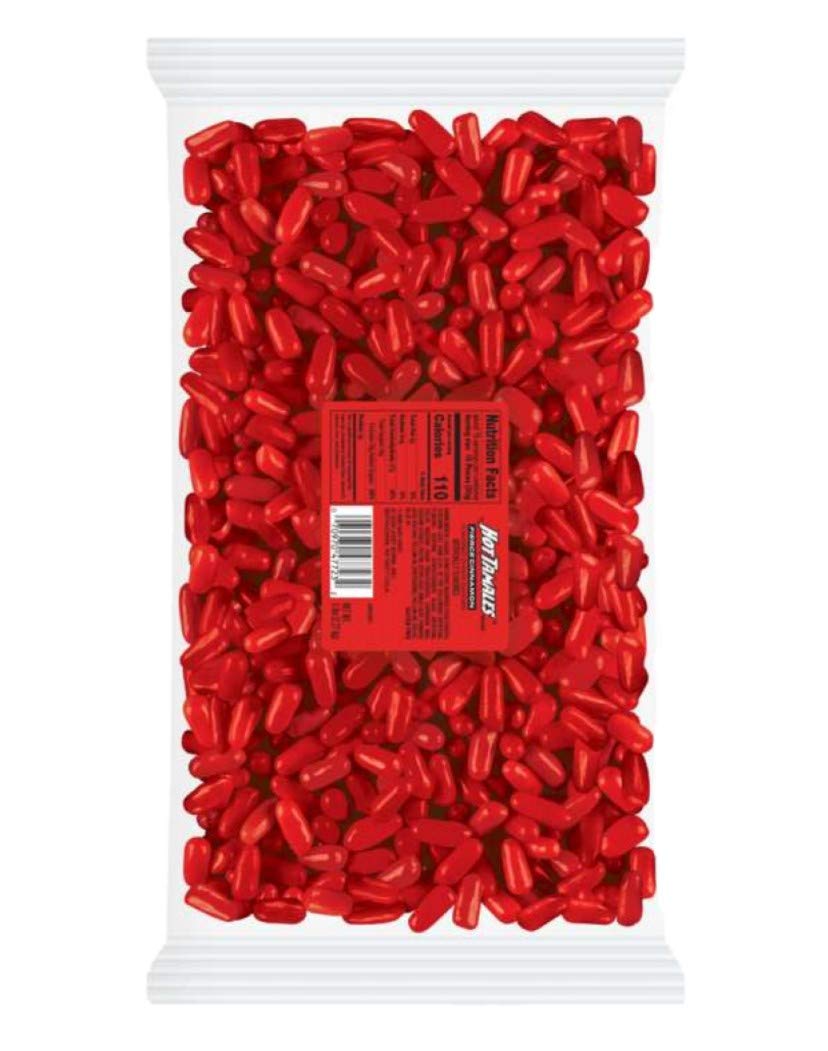 Hot TAMALES caramelos en cuenco listo para servir en eventos y displays