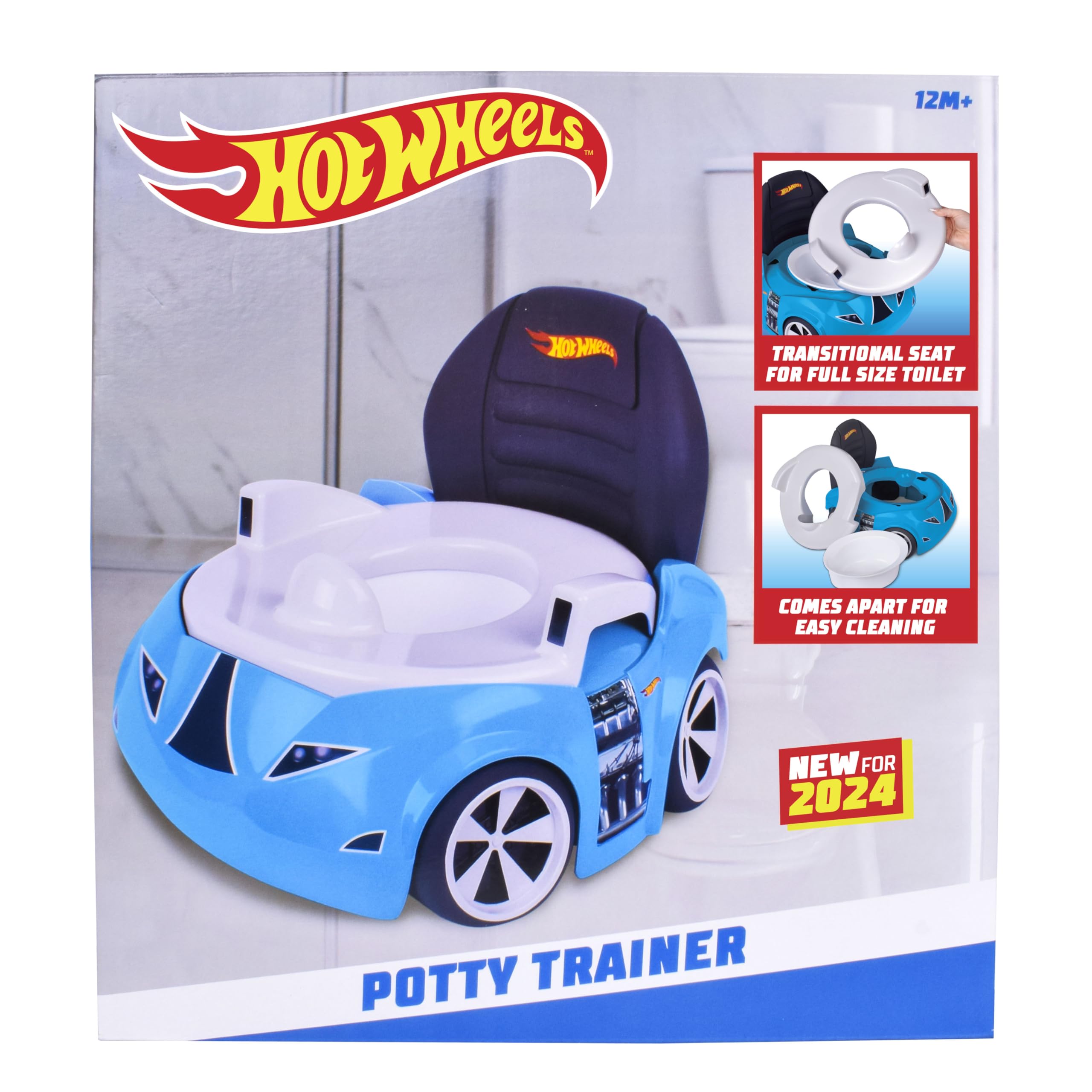 Hot Wheels detalle de las manijas y base antideslizante para estabilidad