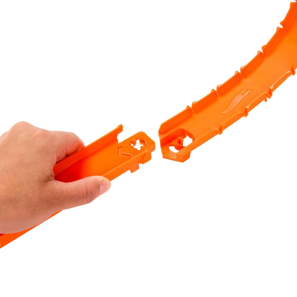 Hot Wheels textura de pista flexible que permite curvas y diseños creativos fácilmente