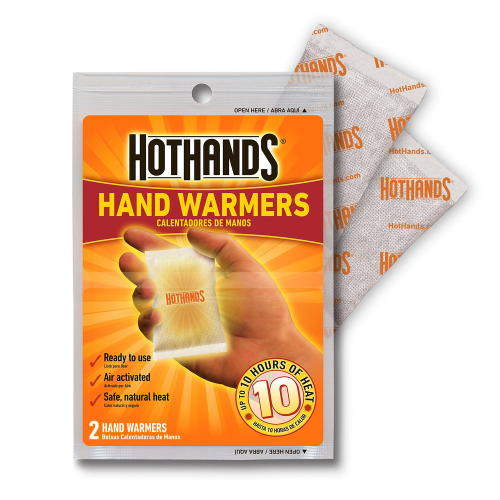 HotHands textura cercana del calentador mostrando material ultrafino y durable