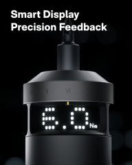 HOTO PixelDrive smart display close-up showing torque and battery, precise control