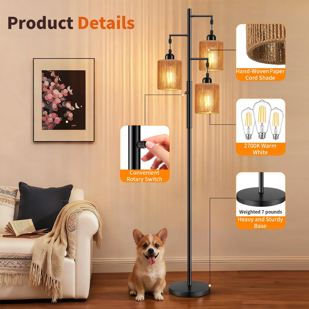 Hotsonic tres bombillas LED incluidas con ahorro energético visible