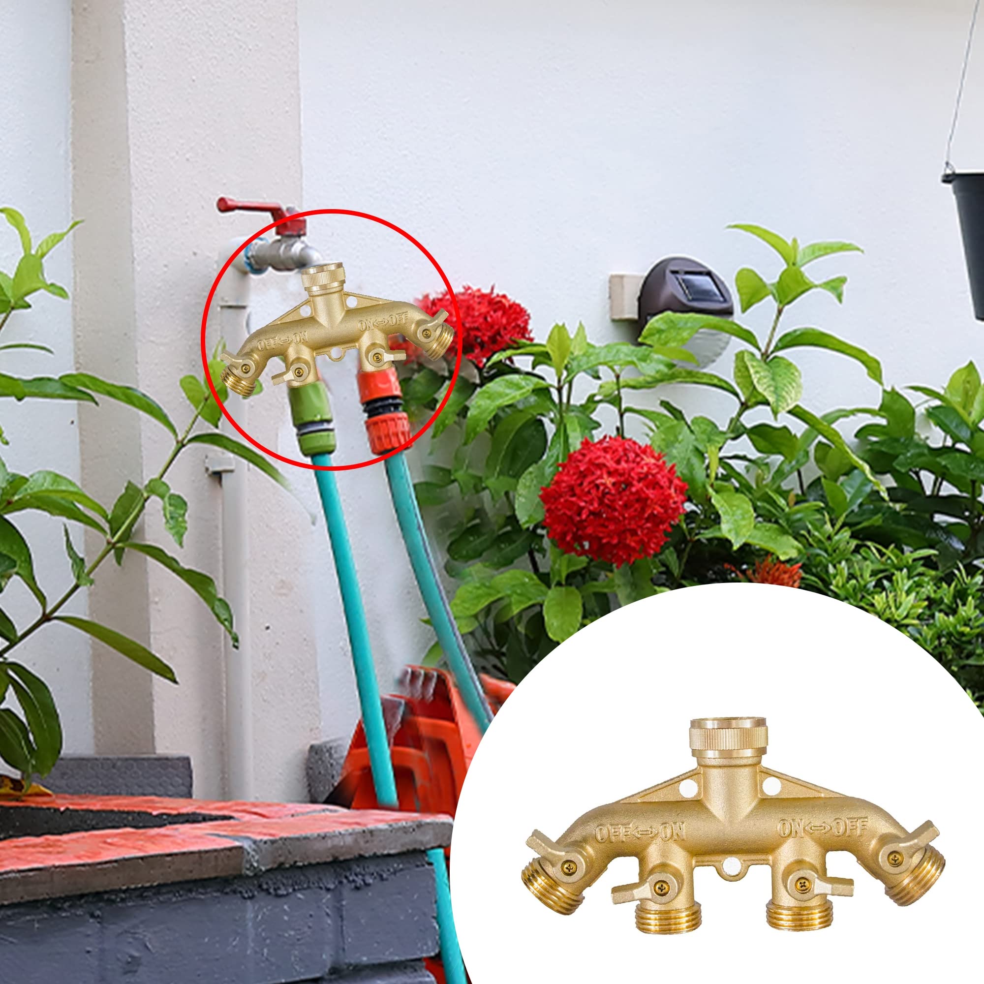 Hourleey paquete con arandelas extra y cinta PTFE para instalación segura