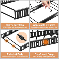 Housolution primer plano del hierro durable para soportar sartenes pesadas