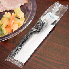 HOUZZKINGZ USA cubiertos en uso con comida para llevar, práctico para clientes