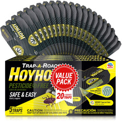 HOY HOY front packaging showing 4×20 traps and clear usage benefit