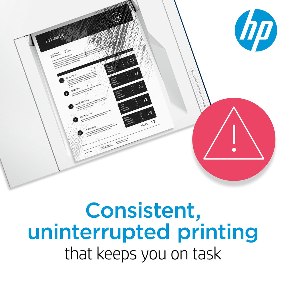 HP 218A beside a ruler for scale to show cartridge size and easy handling