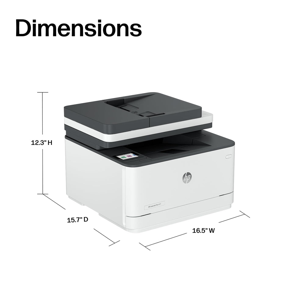 HP LaserJet Pro 3101sdw automatic document feeder showing quick batch scanning