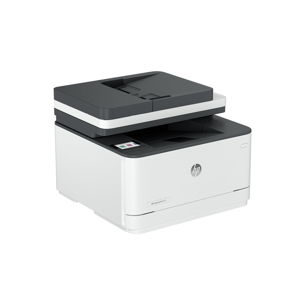 HP LaserJet Pro 3101sdw front view showing compact design and easy access