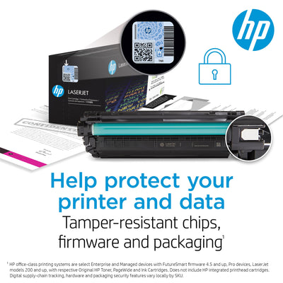 HP 58A on an office desk illustrating productivity and professional results