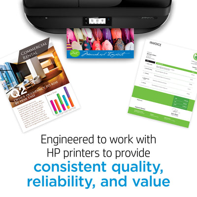 HP cartucho 62 en escritorio de oficina listo para uso diario