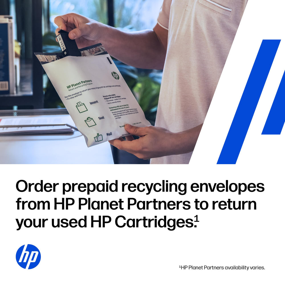 HP Instant Ink compatibility badge showing subscription-ready convenience benefit