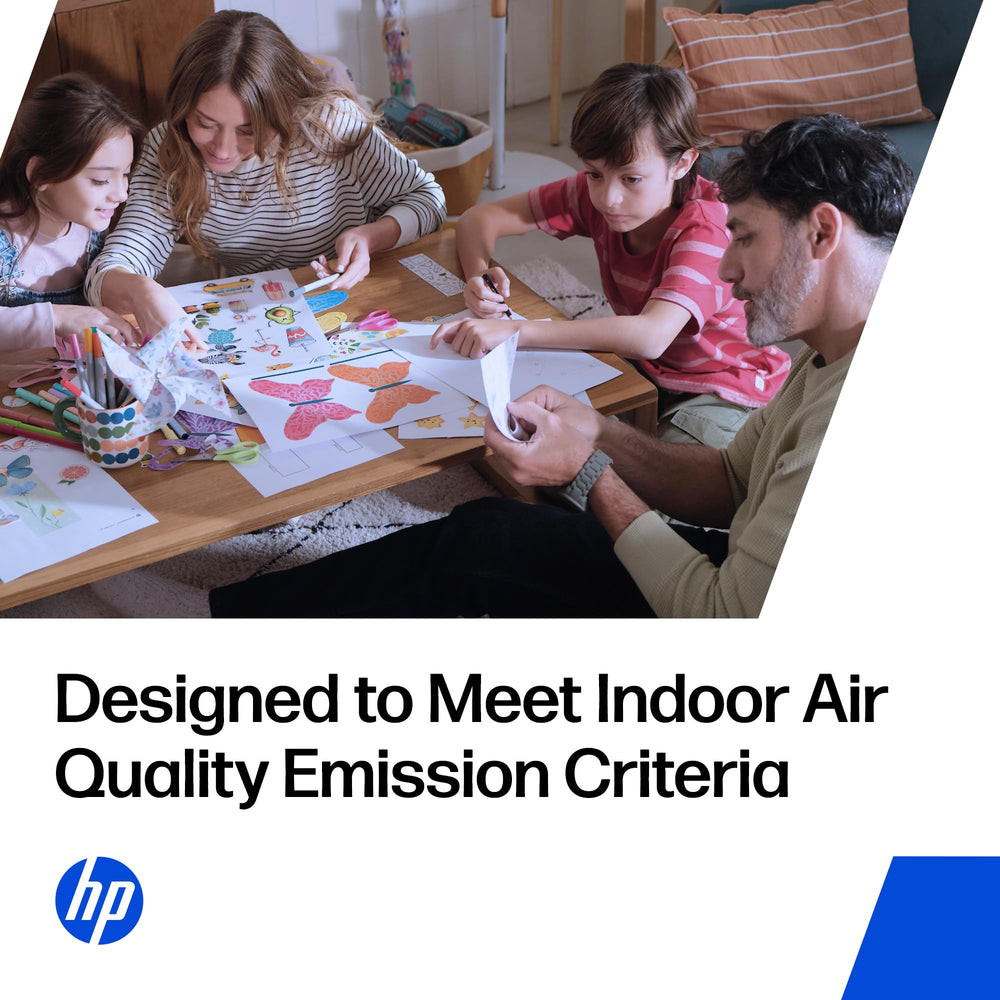 Recycling label on HP cartridge highlighting eco-friendly disposal benefit