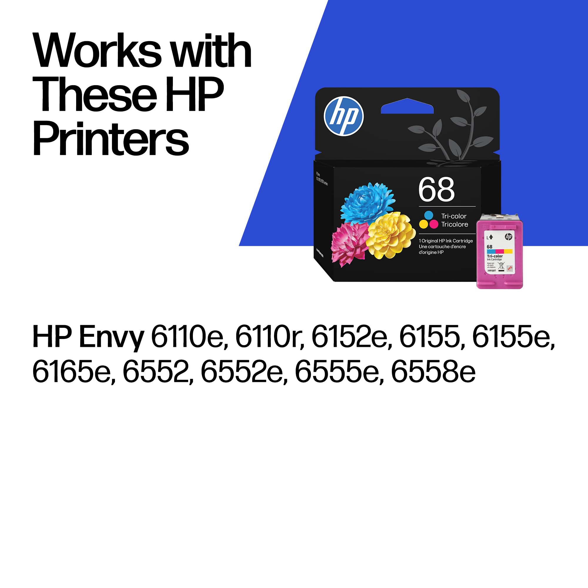 HP boquilla y chip del cartucho 68 primer plano para conexión precisa