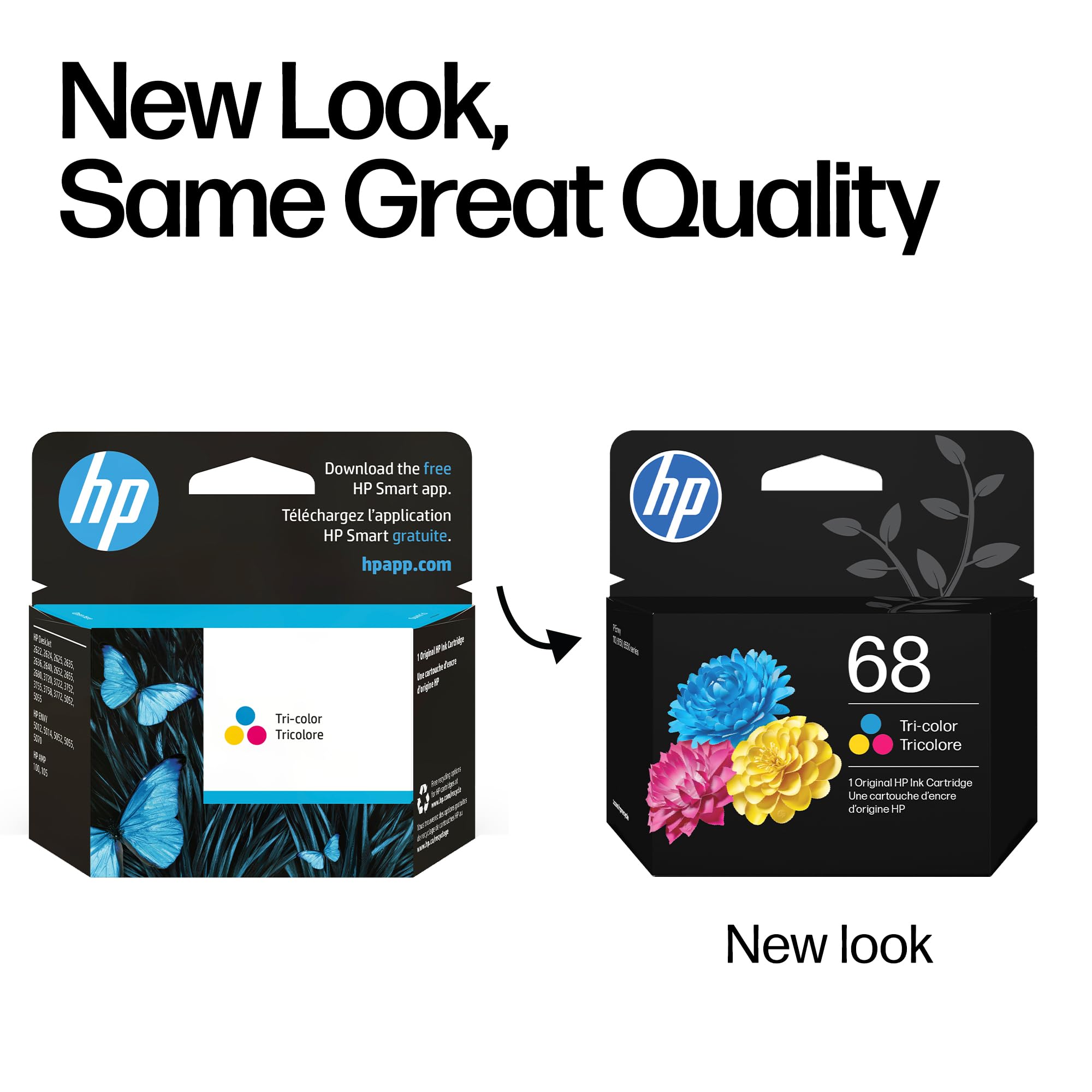 HP cartucho 68 instalado en impresora demostrando compatibilidad sencilla