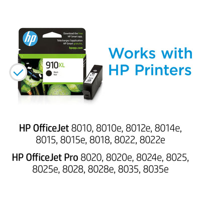 HP 910XL cartridge nozzle close-up highlighting reliable ink delivery