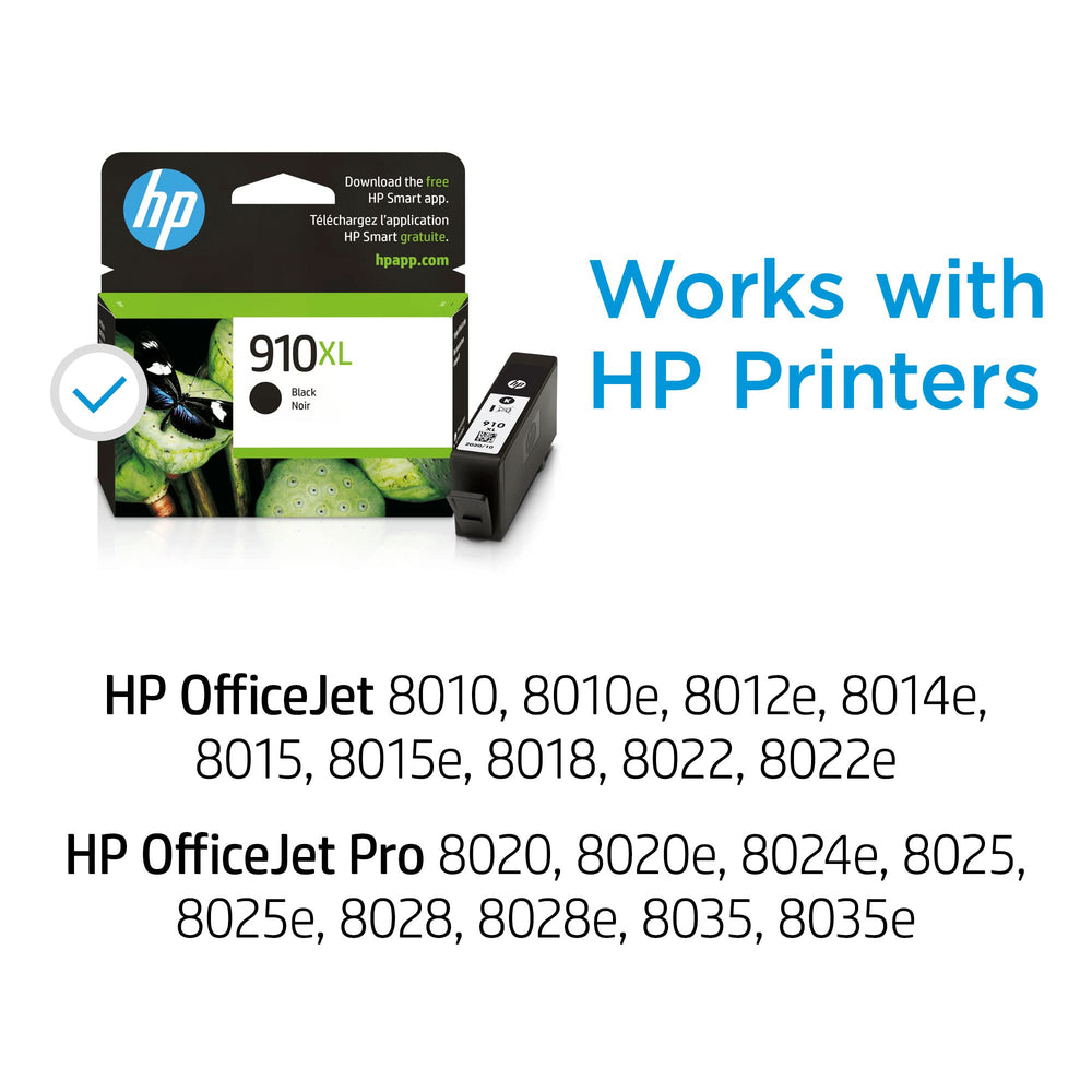 HP 910XL cartridge nozzle close-up highlighting reliable ink delivery