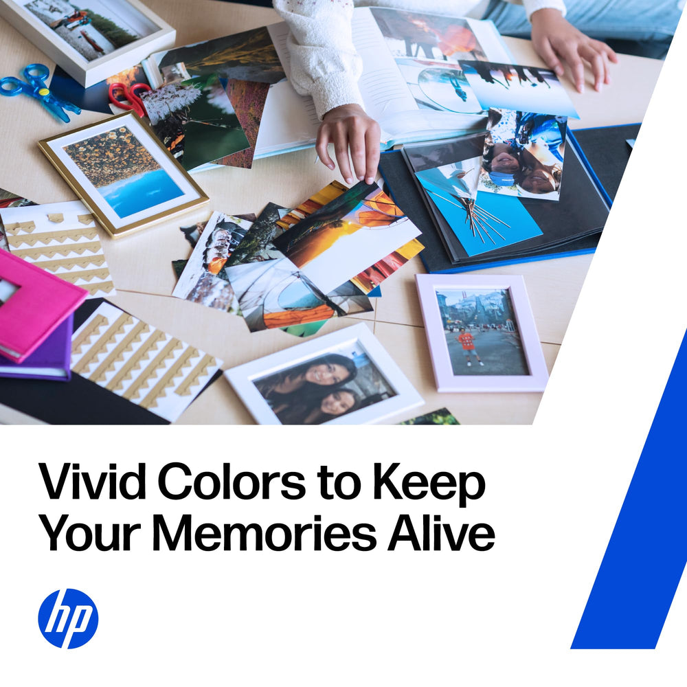 HP 962XL yellow installed in OfficeJet printer for quick, easy replacement