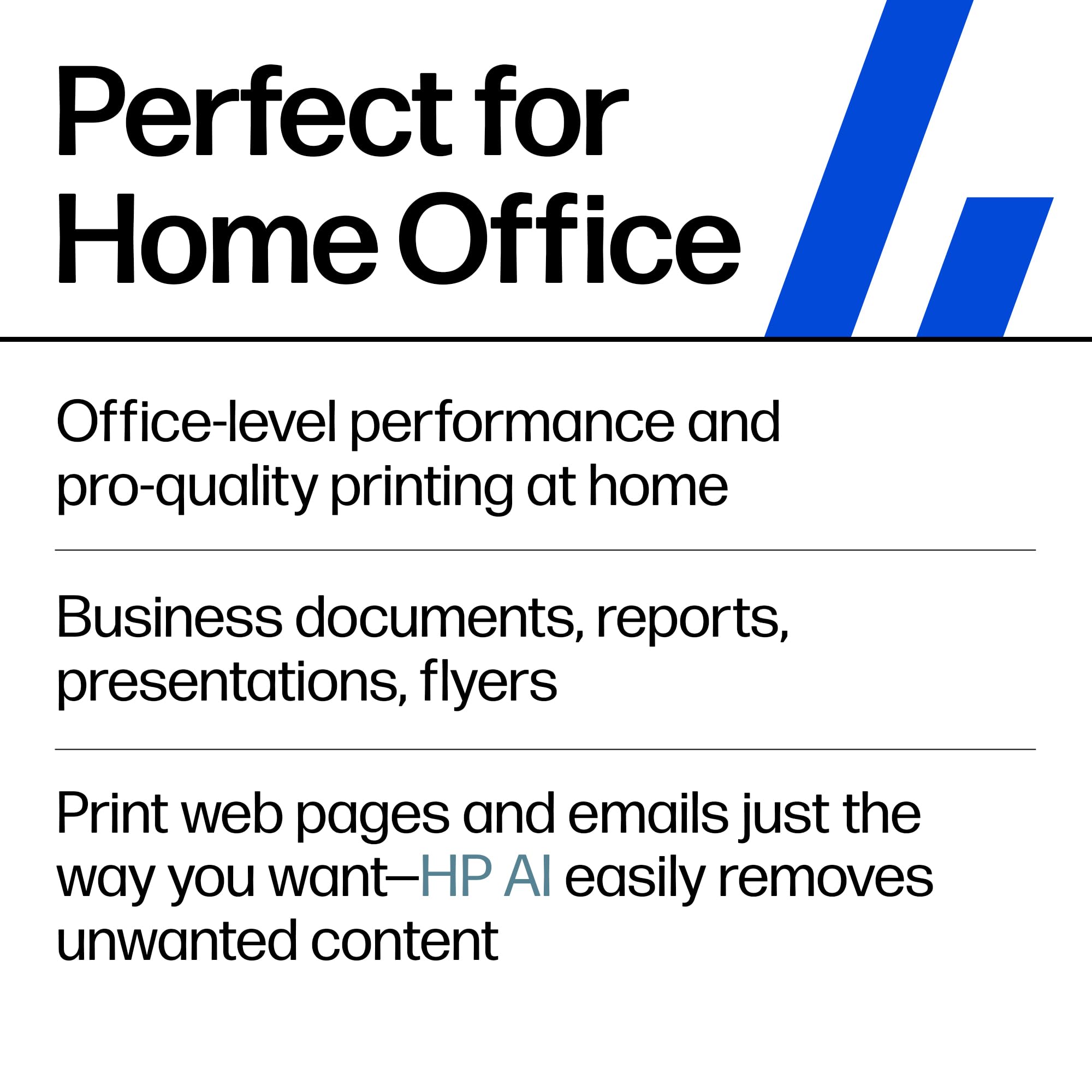 HP OfficeJet Pro 8125 en escritorio de oficina en casa productividad mejorada