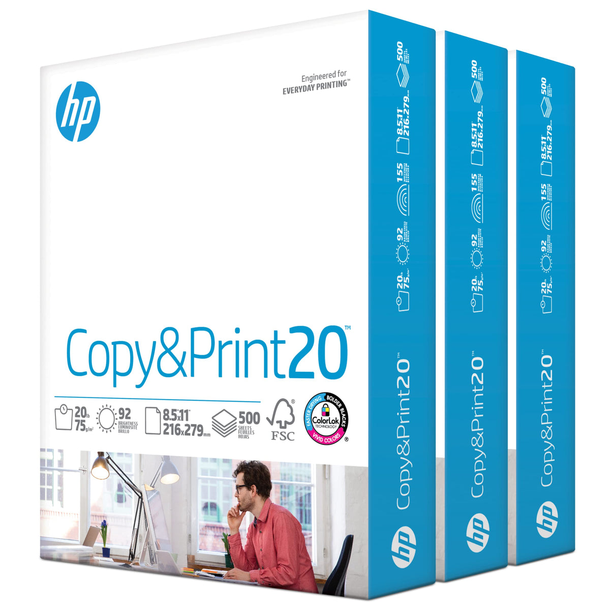 HP Papers front packaging showing case and label, helps quick identification