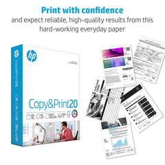 HP Papers sheet texture close-up showing smooth surface for crisp printing