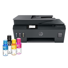 HP Smart Tank Plus 570 front view showing compact design and easy access