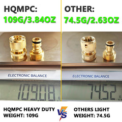 HQMPC close-up of male brass thread detail showing precise machining and secure fit