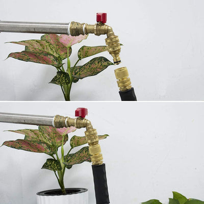 HQMPC used in a garden watering scene showing convenience and time-saving switching