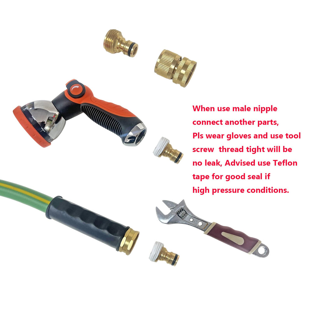 HQMPC next to ruler for scale showing compact brass connectors and clear sizing