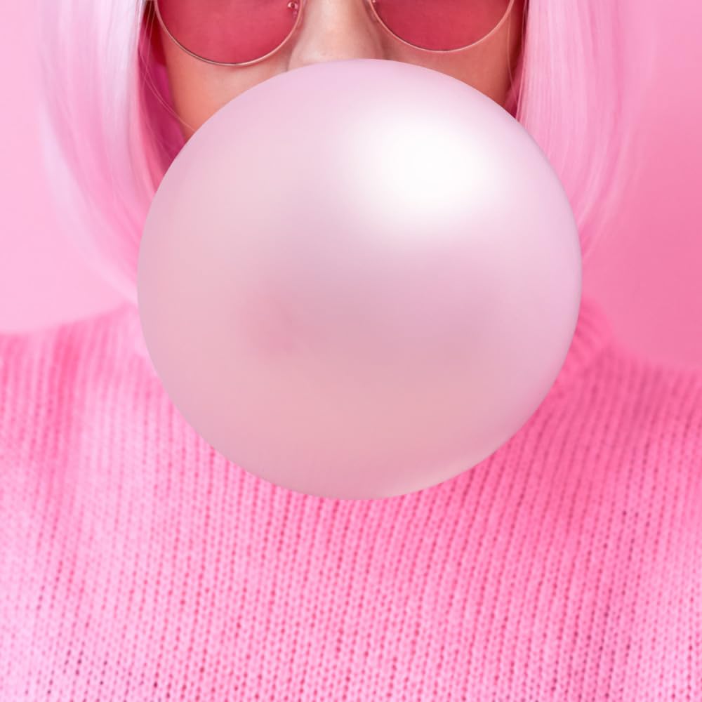 Hubba Bubba comparacion de tamaño en mano para visualizar escala