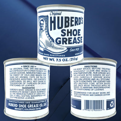 Huberd Shoe Grease en equipo al aire libre protegiendo frente a lluvia