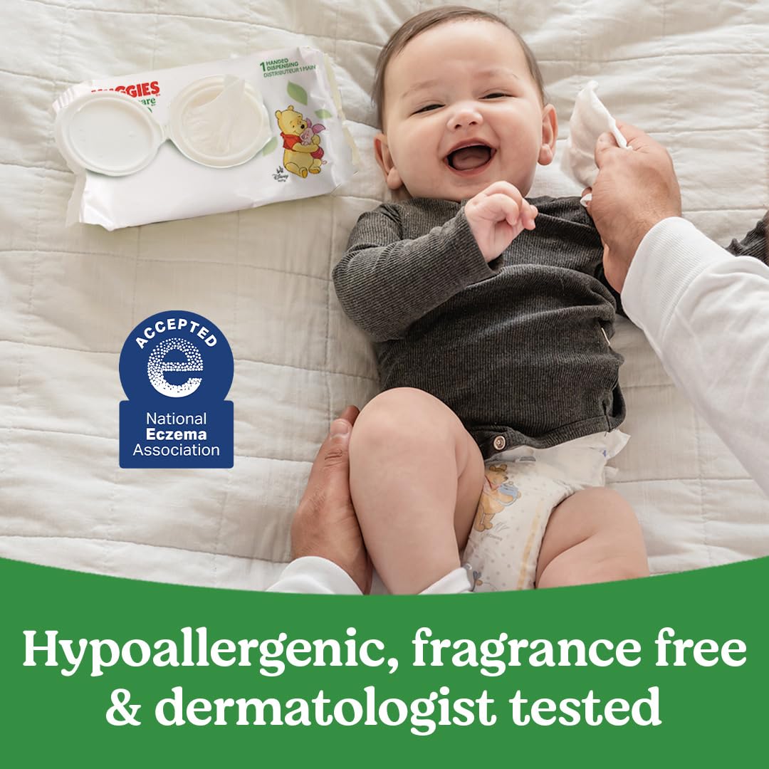 HUGGIES etiqueta con ingredientes visibles para tranquilidad del cuidador