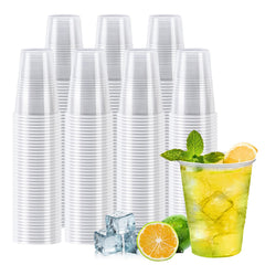 Huifany vaso 7 oz frontal muestra transparencia y capacidad