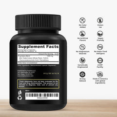 HUMANX close-up of smooth capsules highlighting easy swallowing