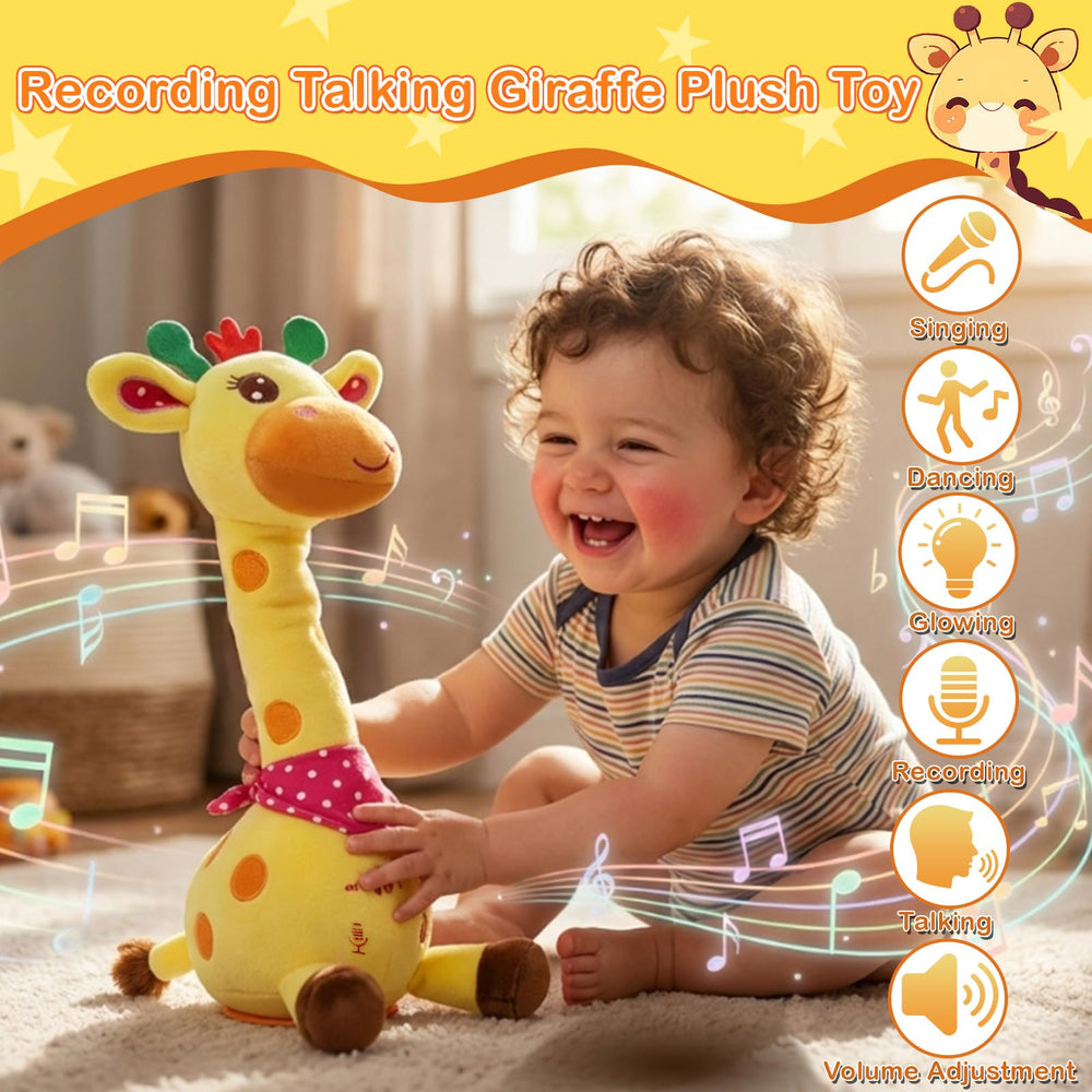 Hunfur giraffe fabric close-up highlighting soft plush texture and cozy touch