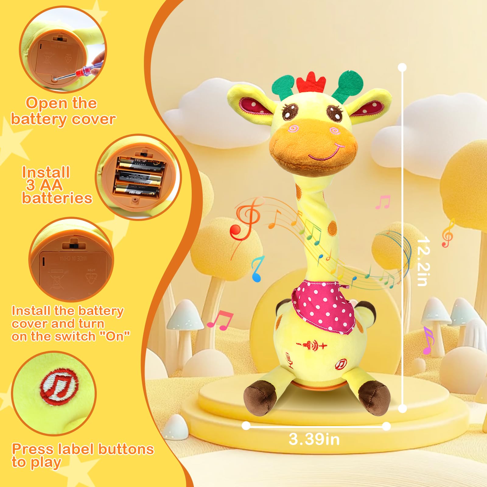 Hunfur giraffe packaging gift ready showing attractive presentation for gifting