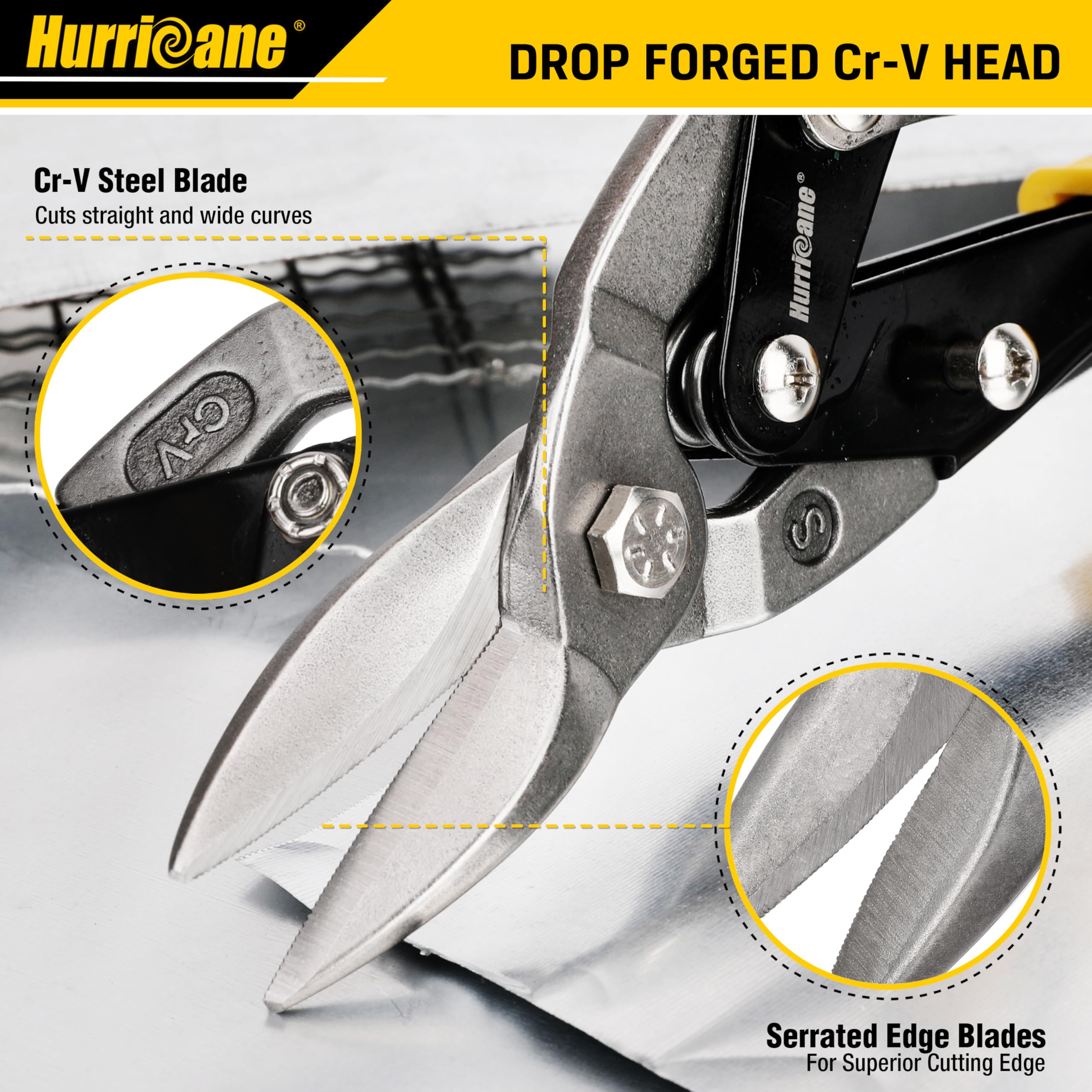 HURRICANE tyregrip handle texture showing comfortable non-slip grip for reduced fatigue
