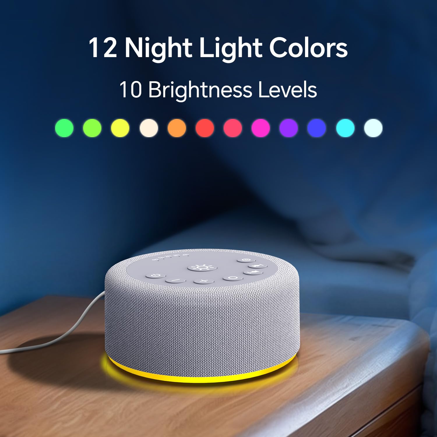 Hushing luces de 12 colores creando ambiente cálido y relajante