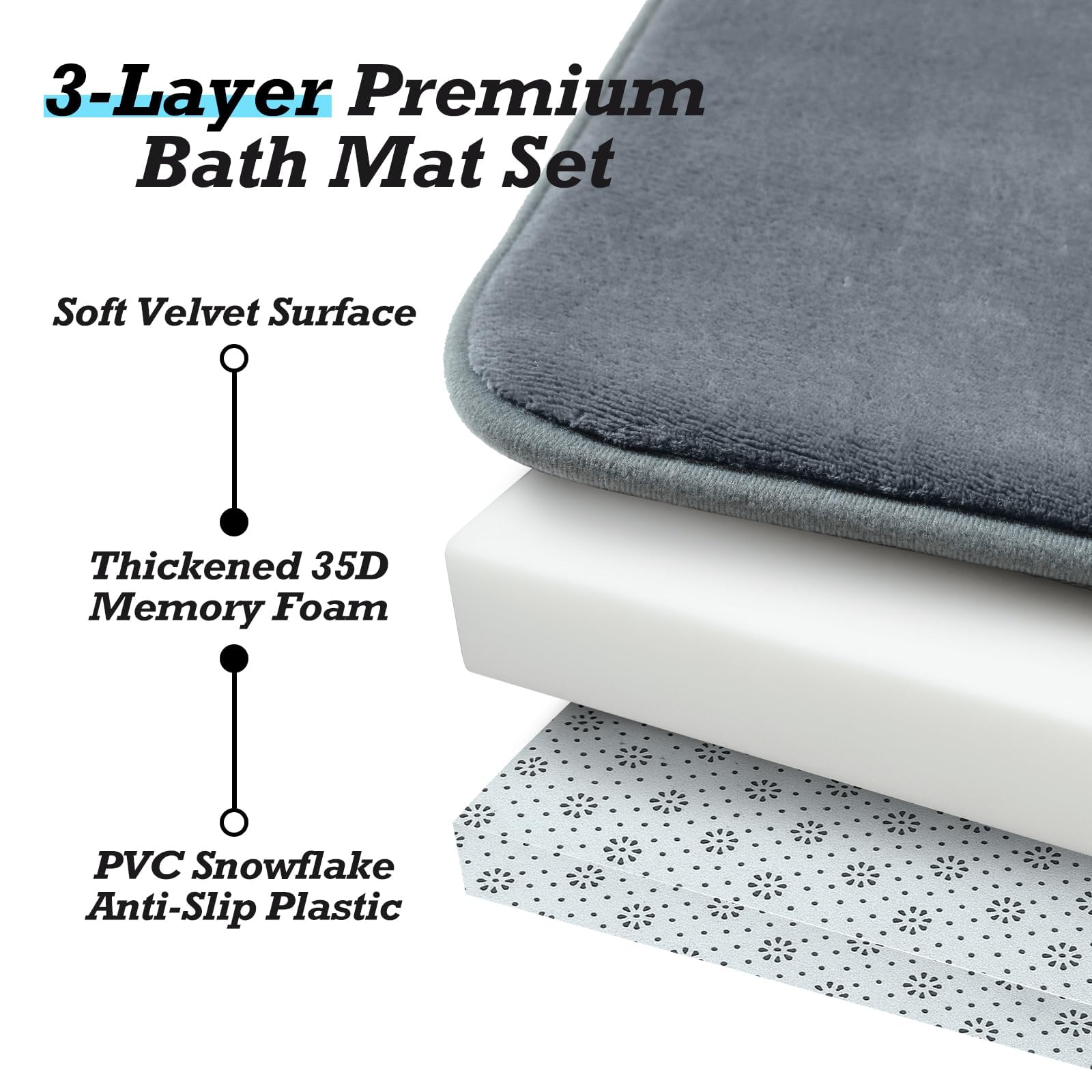 HUXMEYSON alfombras en ambiente de baño elegante y funcional