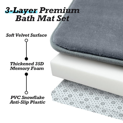 HUXMEYSON alfombras en ambiente de baño elegante y funcional