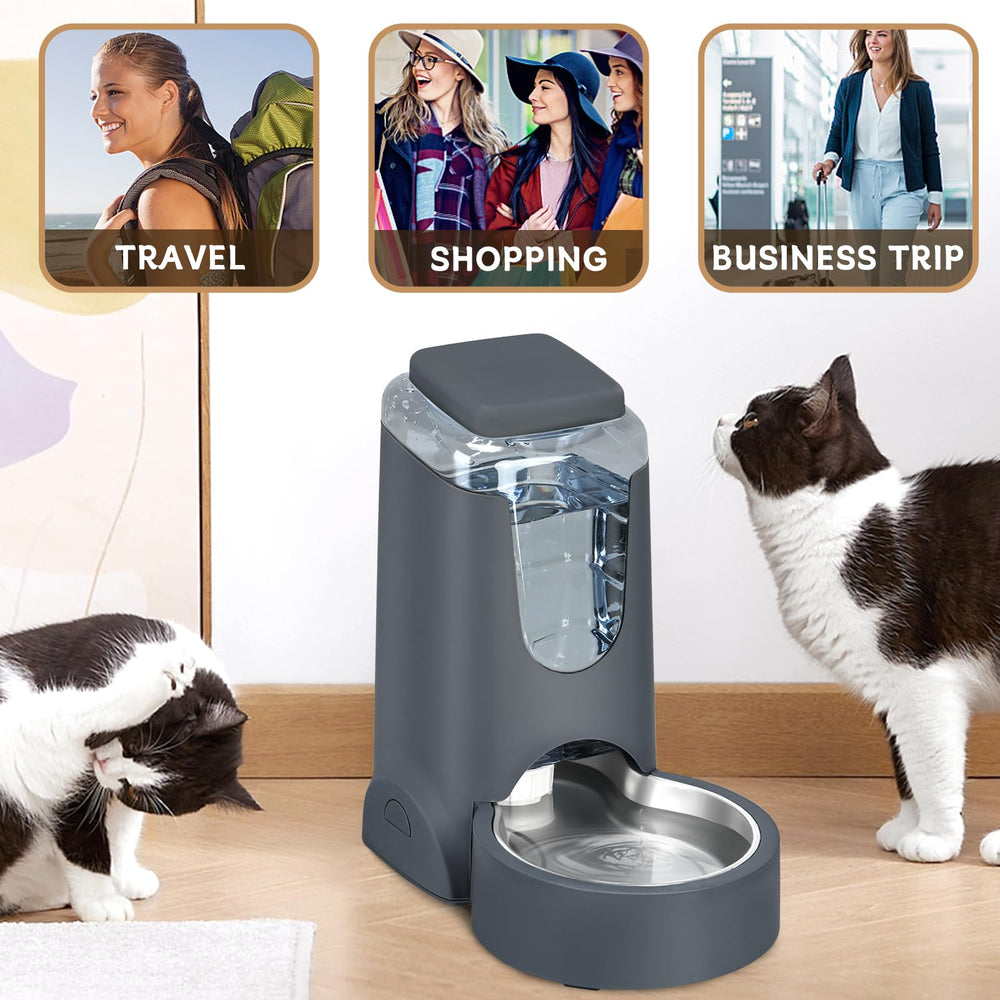 HWONMTE clear bottle showing water levels, simple refill monitoring benefit