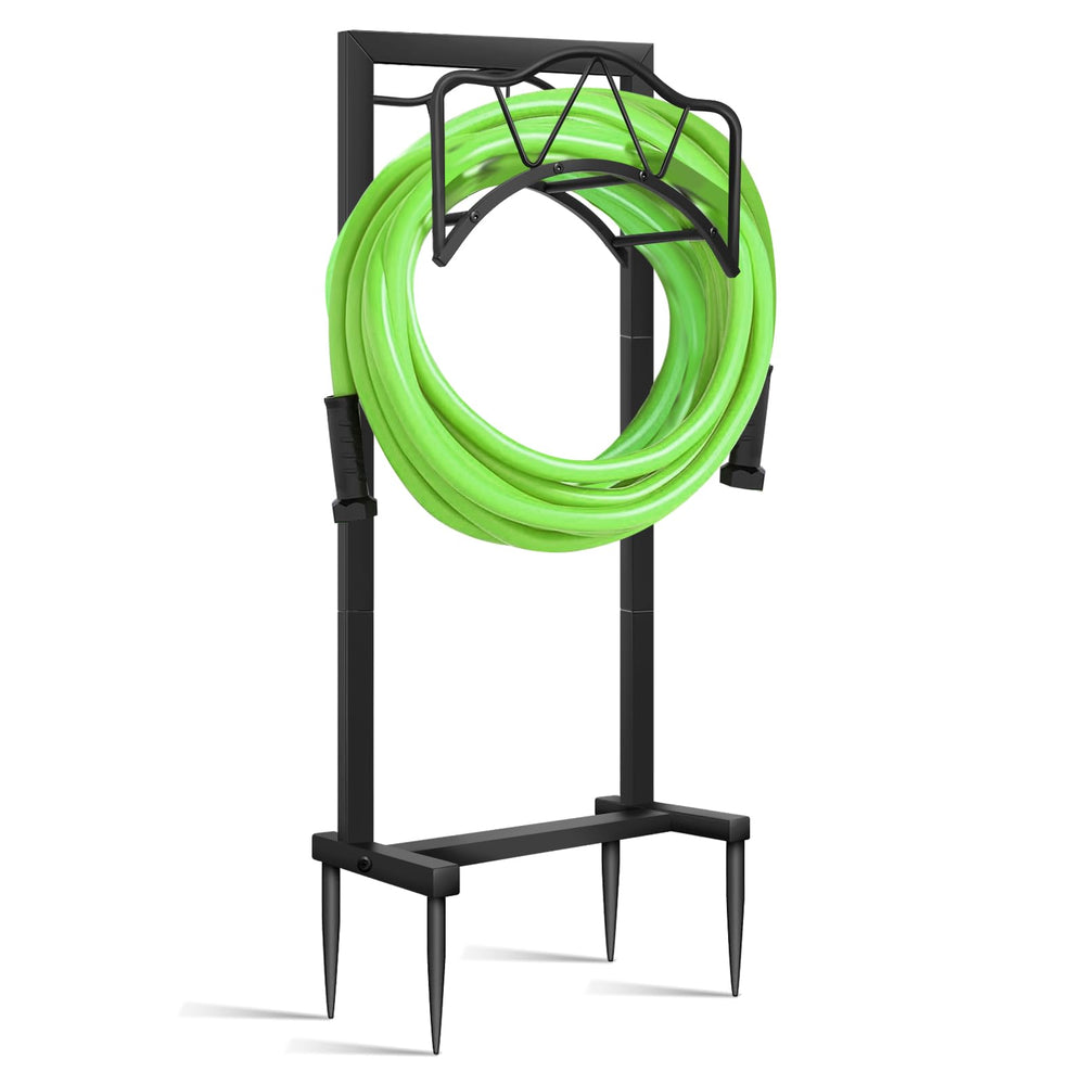 HWRHTR soporte frontal mostrando estructura metálica y orden del jardín